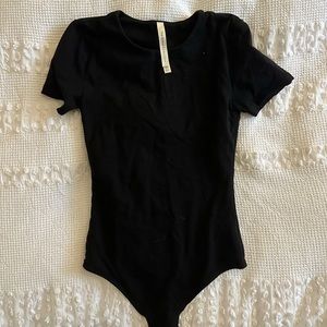 Black Aritzia T-shirt bodysuit